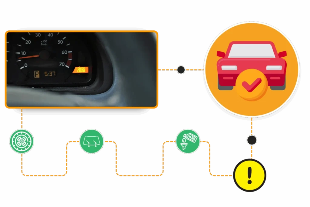 verificar antes de subir al vehiculo