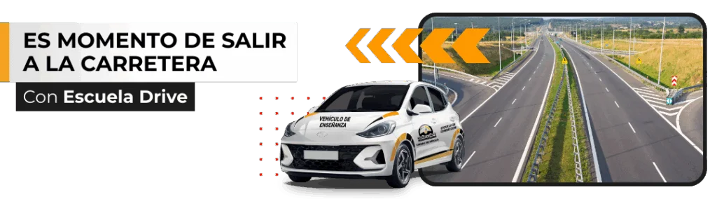 coche de prueba en escuela de manejo