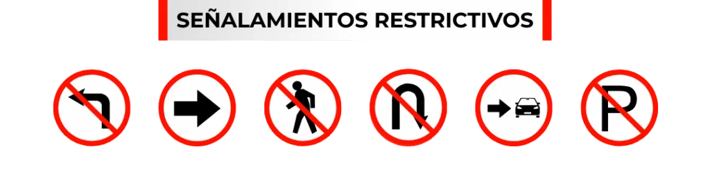 Señalamientos restrictivos