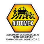 Logo asociación de autoescuelas profesionales de formación vial de México